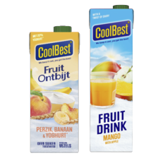 Coolbest fruitdrink of fruitontbijt